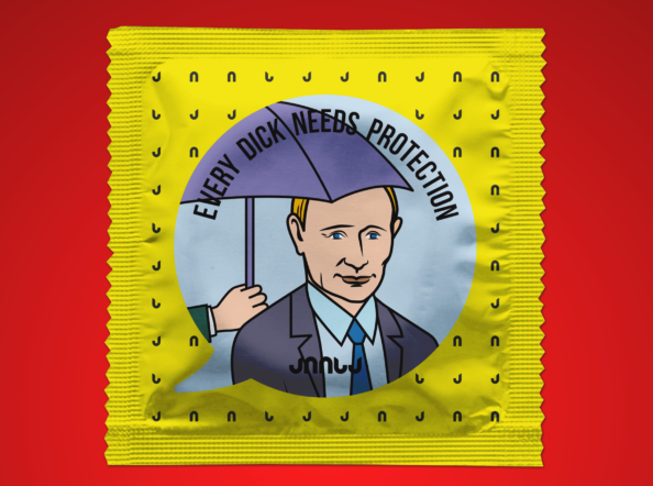 Виробник презервативів з обличчям Путіна виграв справу проти Грузії в ЄСПЛ